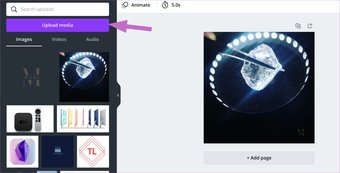 Upload media to-canva