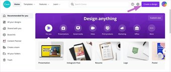 Design in Canva erstellen