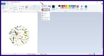 Ränder mit Microsoft Paint hinzufügen step 6