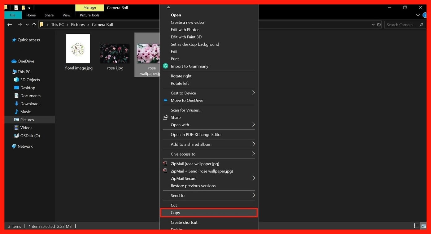 Add borders using microsoft paint step 15
