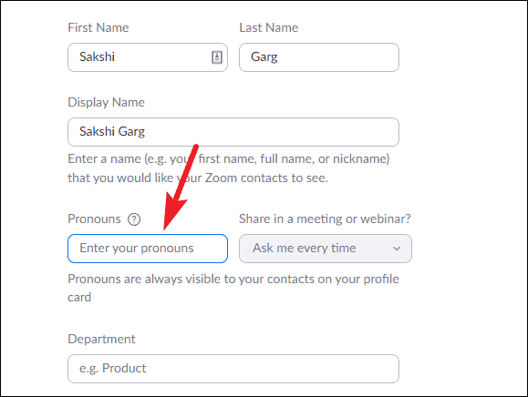 So Fugen Sie Ihre Pronomen Auf Zoom Hinzu Und Teilen Sie Mit Anderen De Atsit