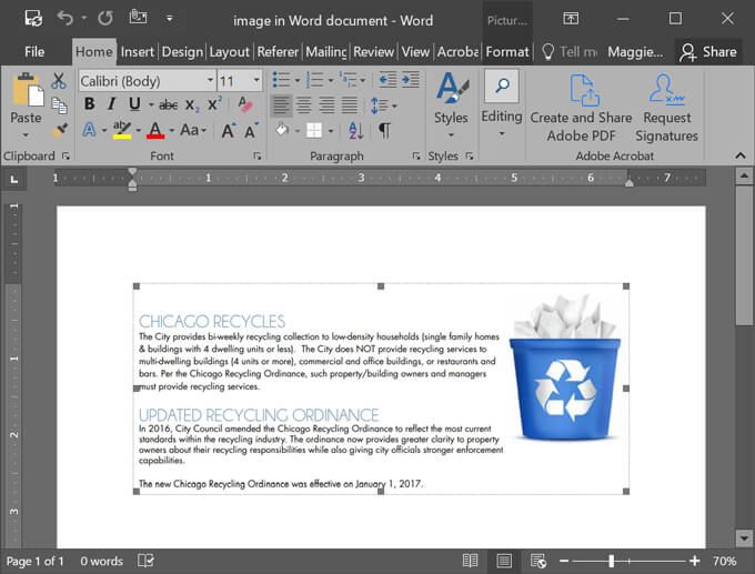 So konvertieren Sie ein Bild in Word DE Atsit