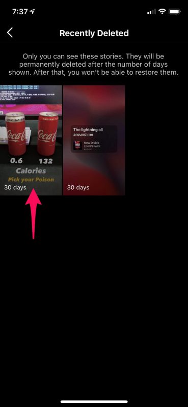 Wie man gelöschte Instagram Stories auf dem iPhone wiederherstellt & iPad