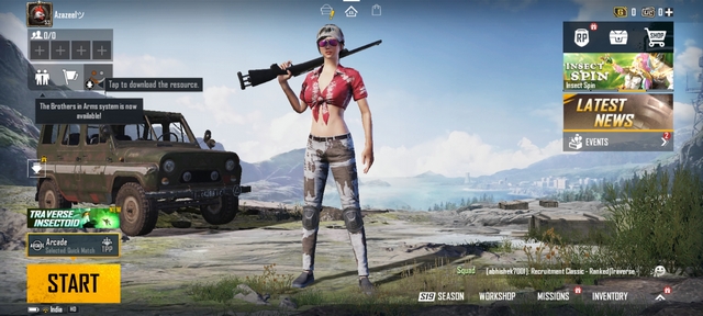 pubg-Daten nach bgmi übertragen