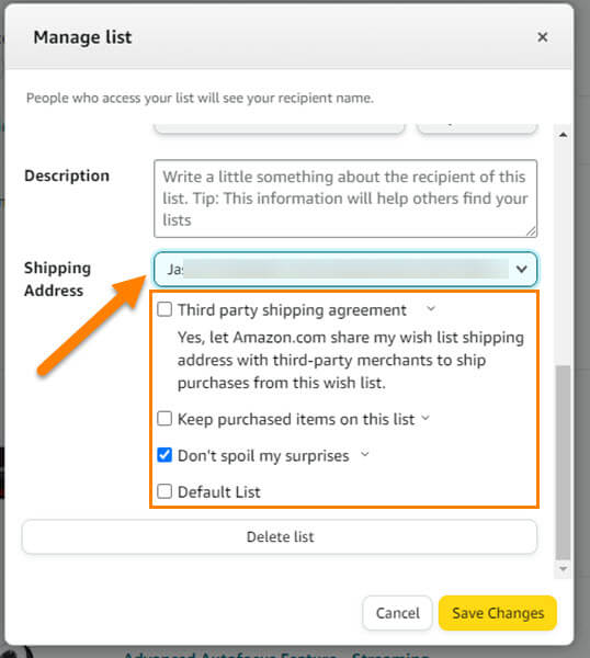 How to see purchased items on amazon wishlist