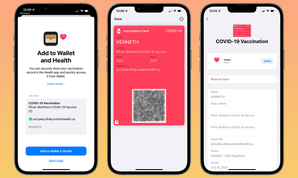 Ontario Unterstutzt Jetzt Ios 15 Covid 19 Impfkarten So Funktioniert Es De Atsit