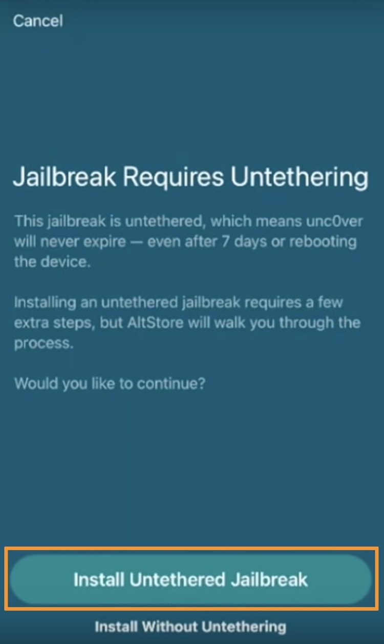 So installieren Sie den Fugu14Untether mit dem Unc0verJailbreak über
