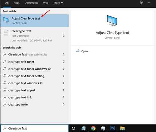 So verwenden Sie ClearType Text Tuner unter Windows 10 - DE Atsit