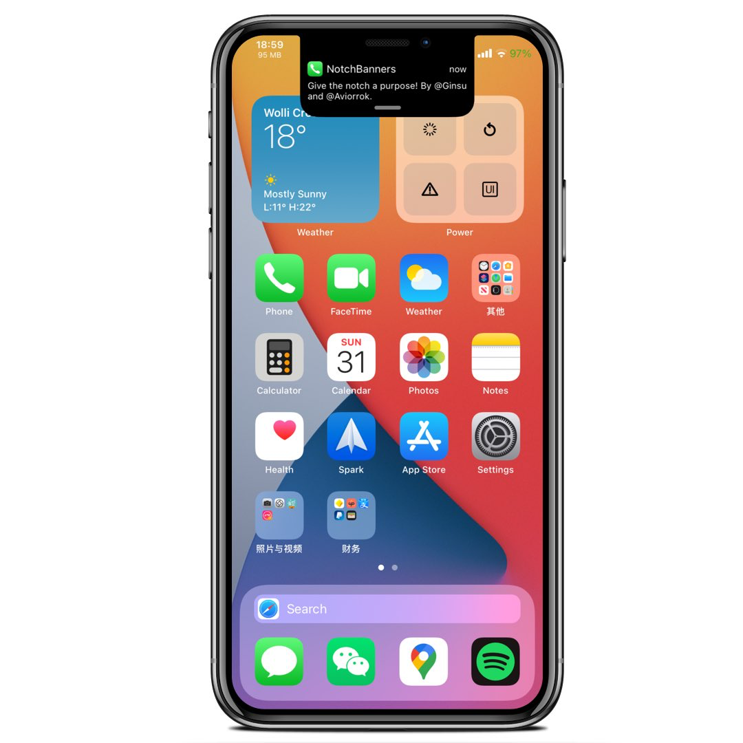 Dynamic island iphone 11