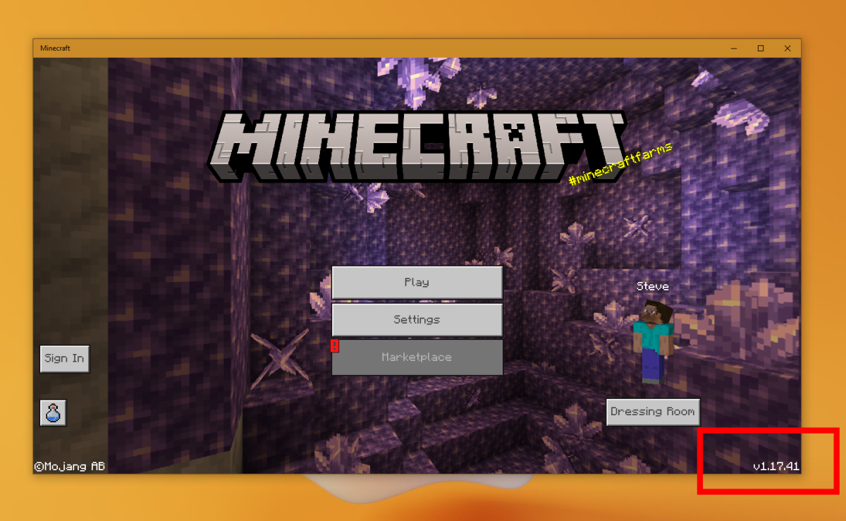 So finden sie die minecraft version de atsit