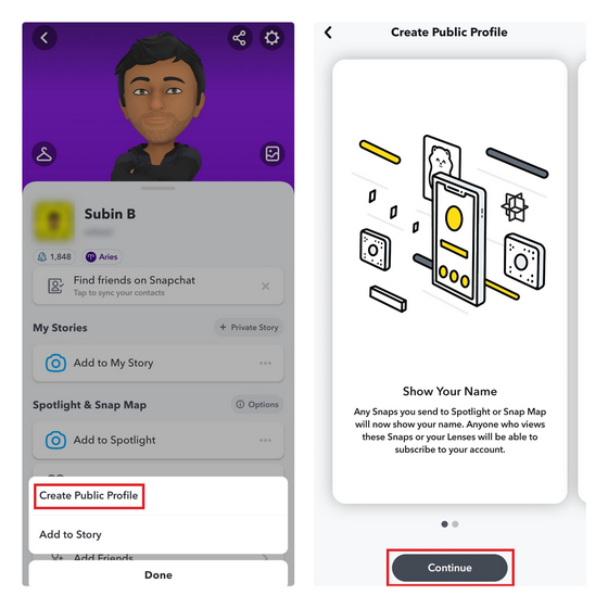 Wie Macht Man Ein öffentliches Profil Auf Snap Iphone So erstellen Sie ein öffentliches Profil auf Snapchat - DE Atsit