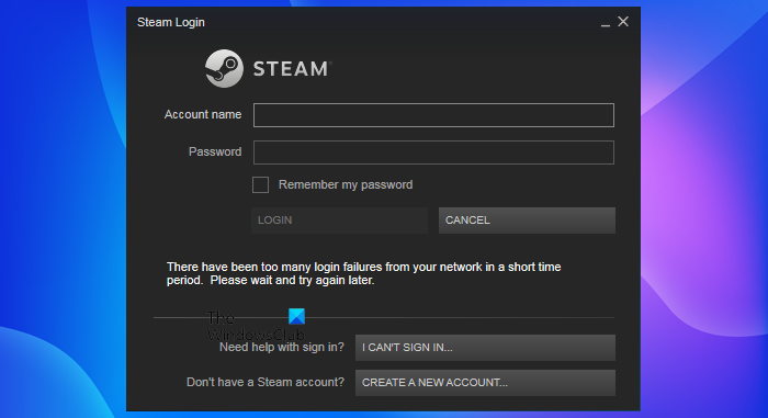Steam Zu Viele Anmeldeversuche Wie Lange Warten Behebung Es gab zu viele Anmeldefehler Steam-Fehler - DE Atsit