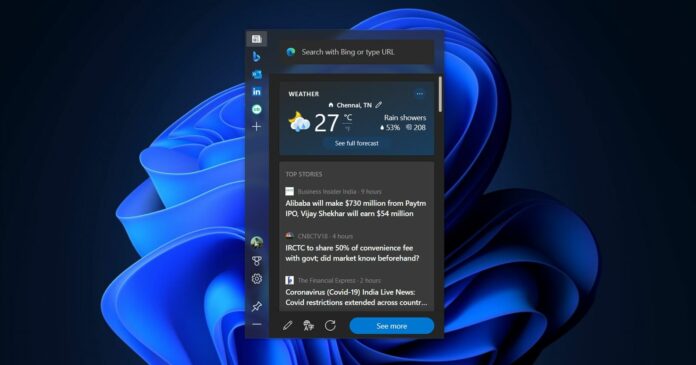 Microsoft Edge 98 Ist Mit Der Neuen Edge-Leiste Für Windows 11, Windows ...