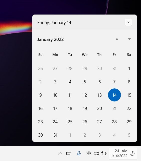 So verwenden Sie die KalenderApp in Windows 11 PC DE Atsit