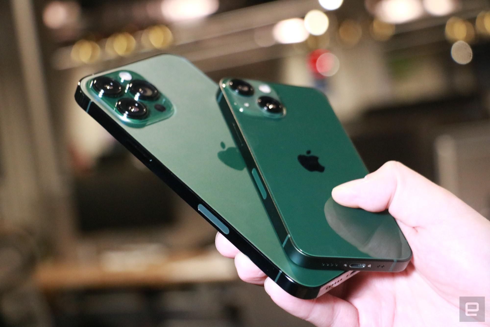 iPhone 13 in Grün und iPhone 13 Pro in Alpine Green Bewertungen: Ein