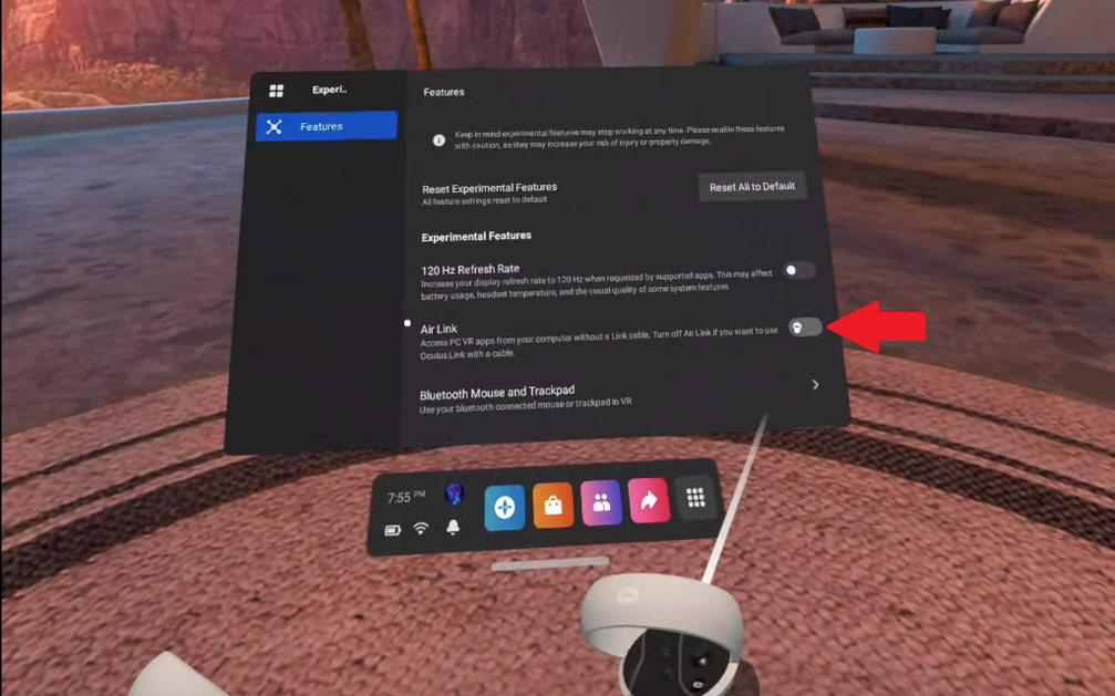 Oculus quest 2 sales connect to pc