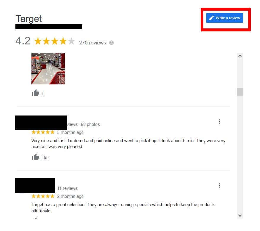 So schreiben Sie eine Rezension auf Google DE Atsit