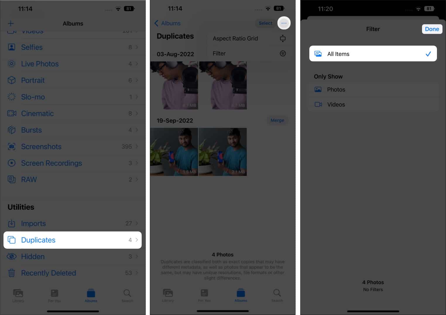 Iphone Geteilte Alben Werden Nicht Angezeigt 5 Fixes für doppelte Alben, die nicht auf dem iPhone angezeigt werden