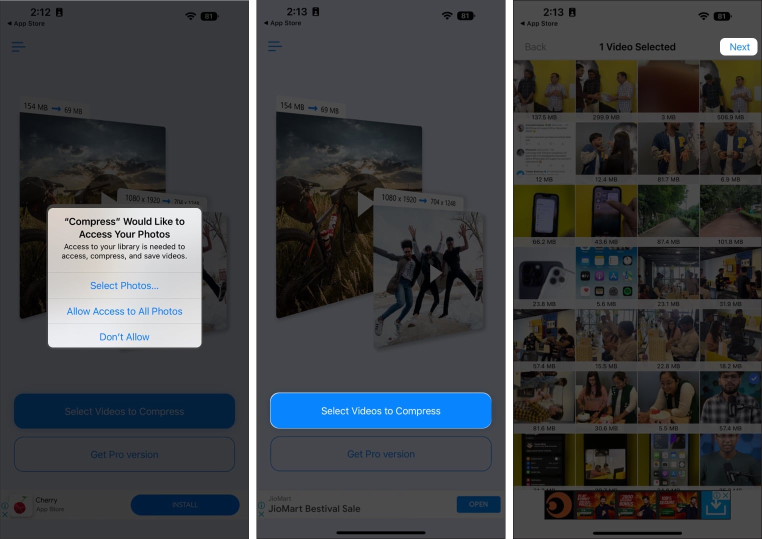 So komprimieren Sie Videos auf iPhone und iPad DE Atsit