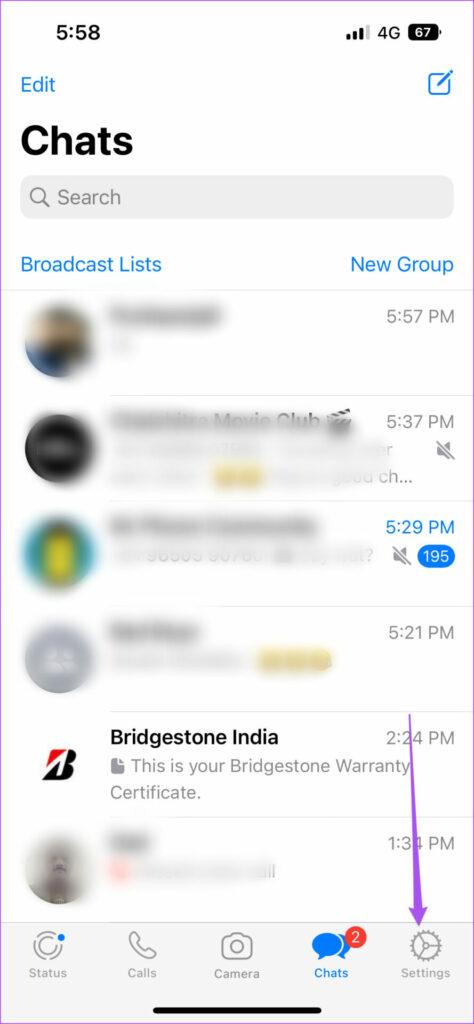 6 beste Fixes für den WhatsApp-Status, der nicht für alle Kontakte auf ...