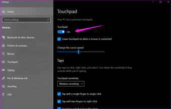 Corregir que el cursor del mouse se mueva solo en Windows 10 2