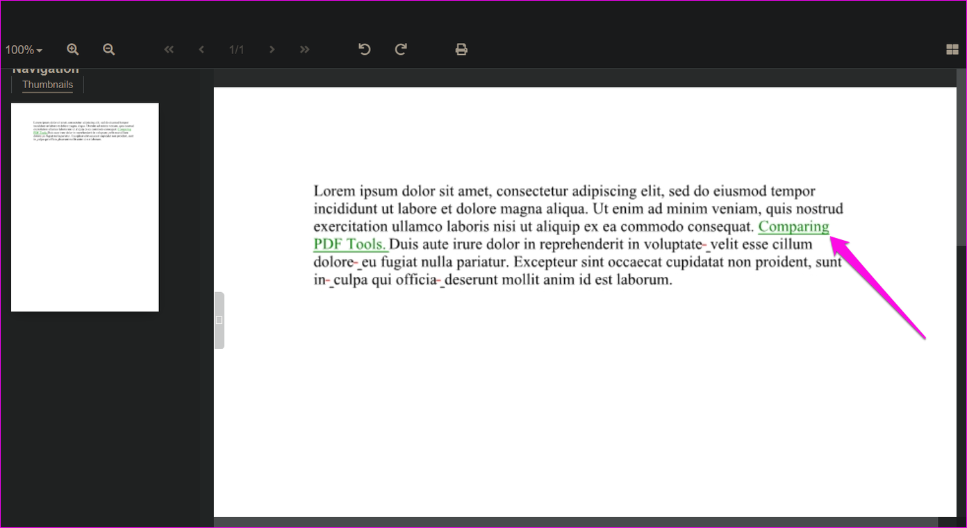 Comparar dos archivos PDF uno al lado del otro 8
