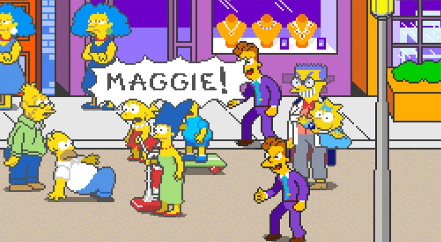 Los Simpsons arcade