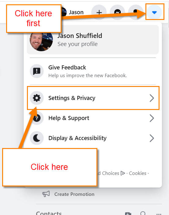 Facebook-settings-and-privacy-link