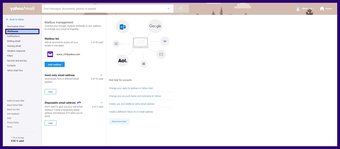 Create email aliases on yahoo mail step 4
