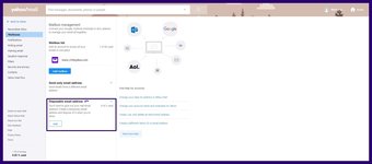 Create email aliases on yahoo mail step 8