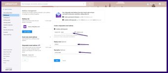 Create email aliases on yahoo mail step 11