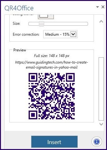 Crear código qr usando paquetes de microsoft paso 11