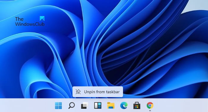 Eliminar widgets de la barra de tareas en Windows 11