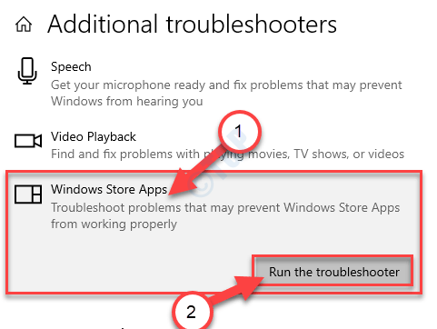 Aplicaciones de la tienda Ejecutar The Troublshooter Min