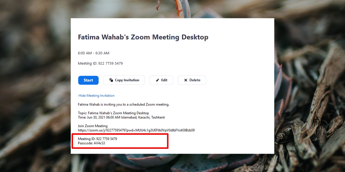 Cómo usar un código de reunión de Zoom para unirse a una reunión ES Atsit