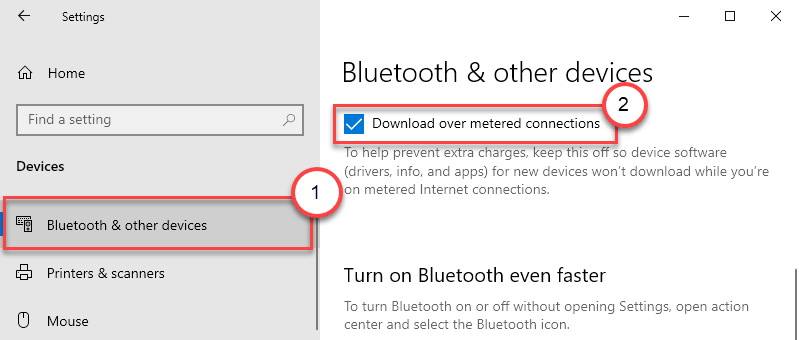 Comprobación de descarga de Bluetooth Mín