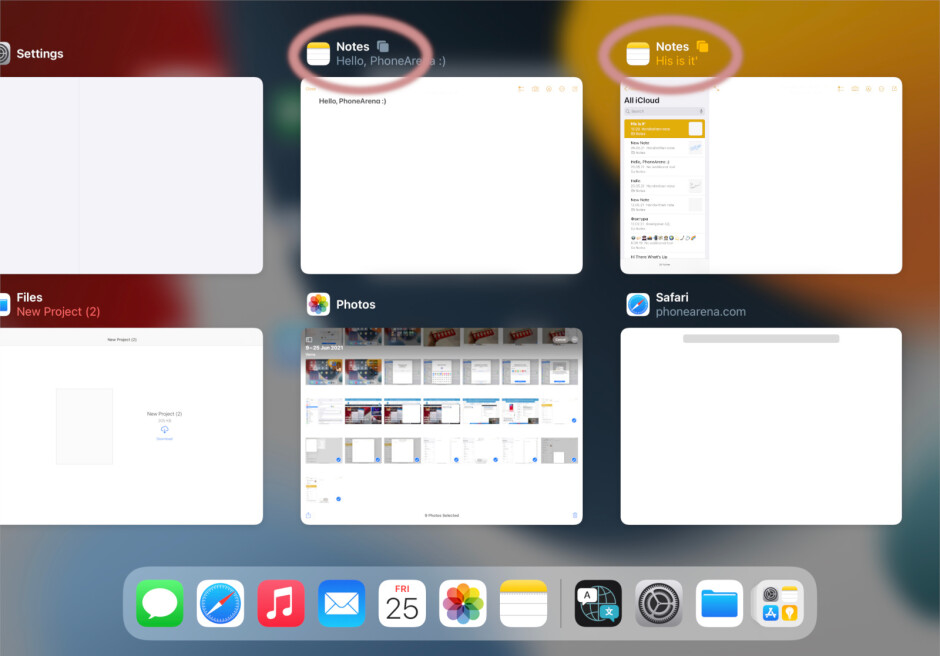 iPadOS 15: cómo usar el estante, cómo encontrar ventanas de fondo