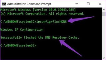 Flush DNS Cache