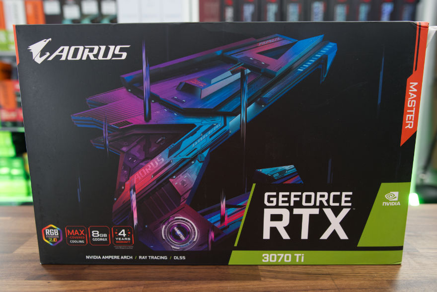 RTX 3070 Ti AORUS MASTER 8G box front