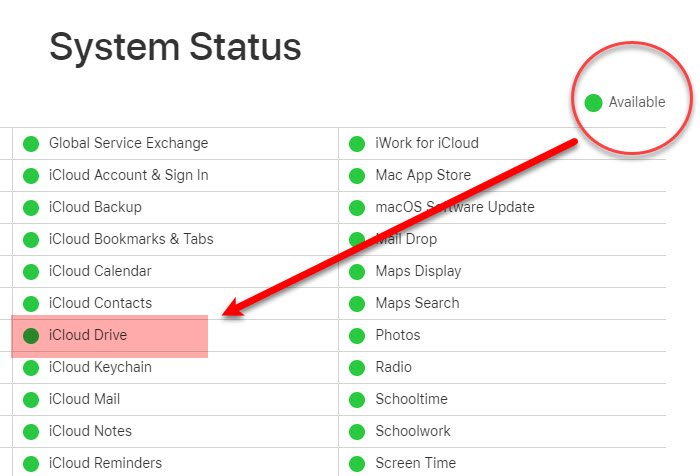 Corregir error de iCloud 0x8007017B