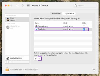 Deshabilitar aplicaciones de openig