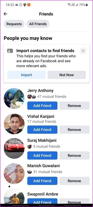 Una guía completa de la configuración de solicitudes de amistad de Facebook 8