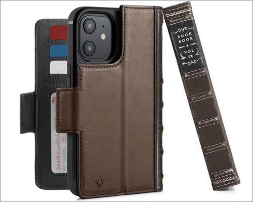iPhone x Twelve South bookbook móvil cartera Wallet protectora para móvil funda de móvil cuero