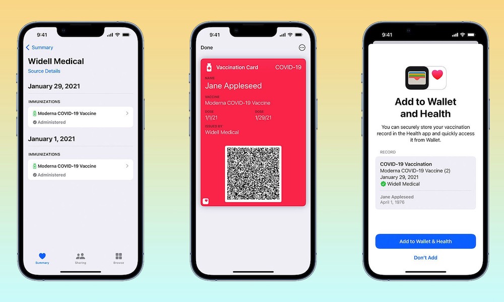 La Actualizacion Ios 15 1 De Apple Agrega Tarjetas De Vacunacion Covid A Apple Wallet Es Atsit