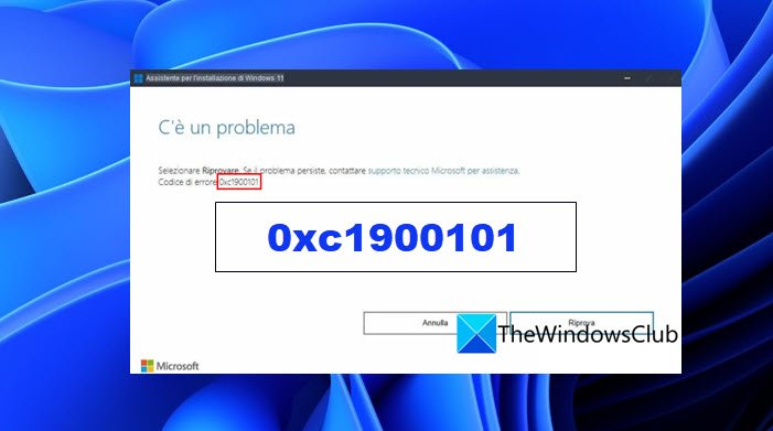 Corrige el código de error xc en el Asistente de instalación de Windows ES Atsit