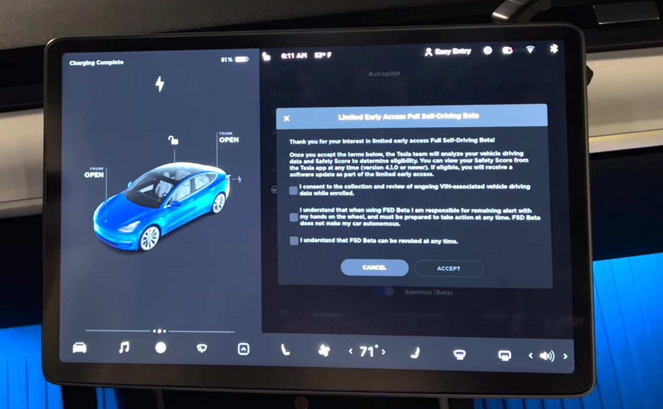 Tesla Finalmente Lanza La Versión Beta De Conducción Autónoma Completa