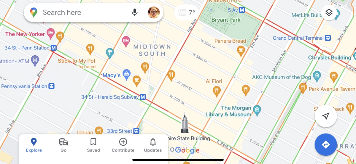 Cómo usar la vista en vivo en Google Maps ES Atsit