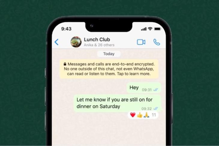Las Reacciones De Los Mensajes De Whatsapp Ya Están Disponibles Para Todos Los Usuarios ¡así Es 1988
