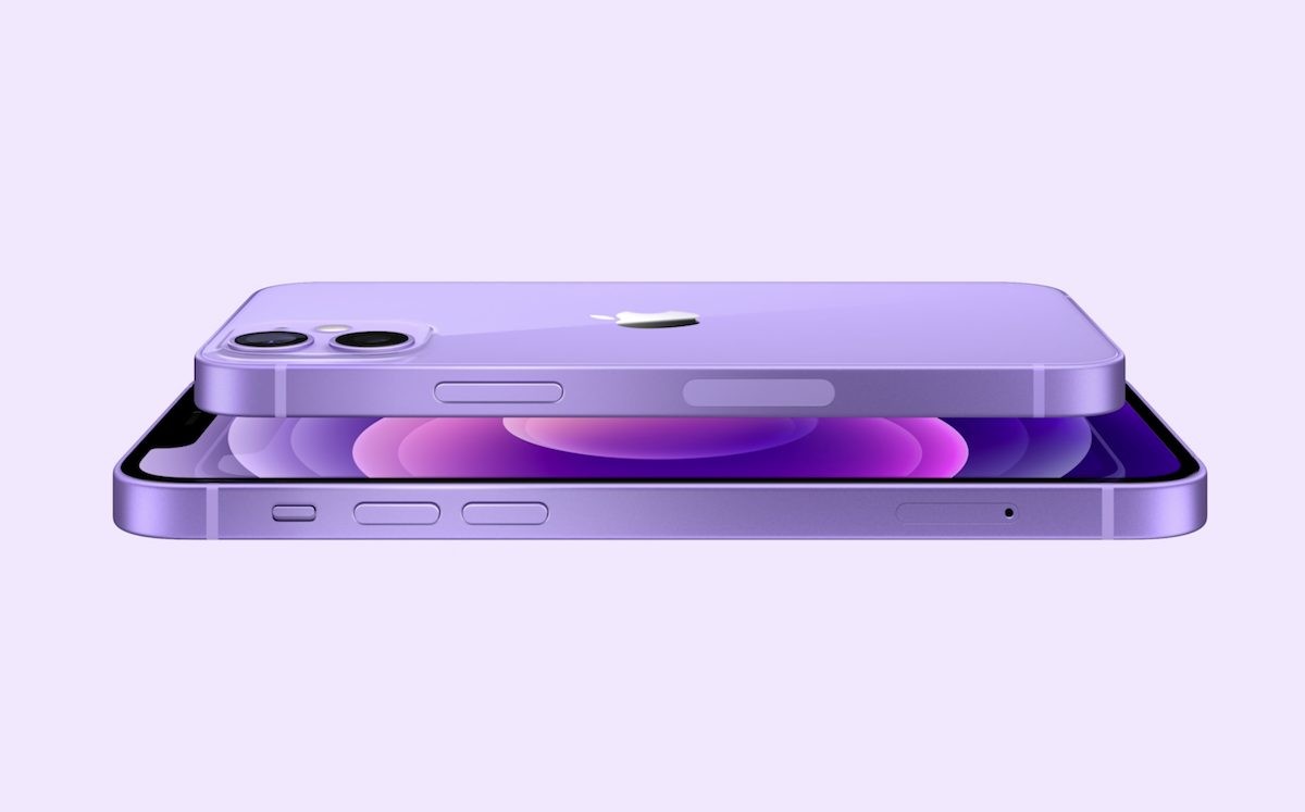 iPhone 12 violetti