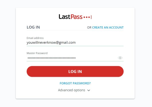 LastPass-salasanojen vienti